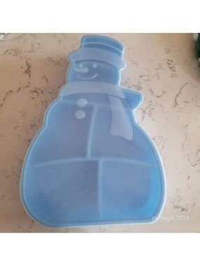💥4 for $25💥 Snowman Divided serving tray